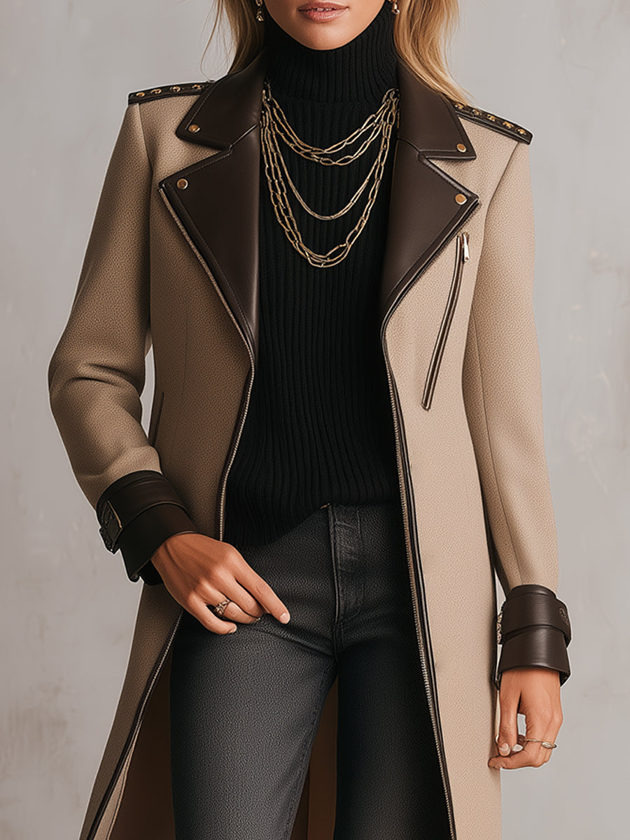 Maya | Cappotto Biker Desert