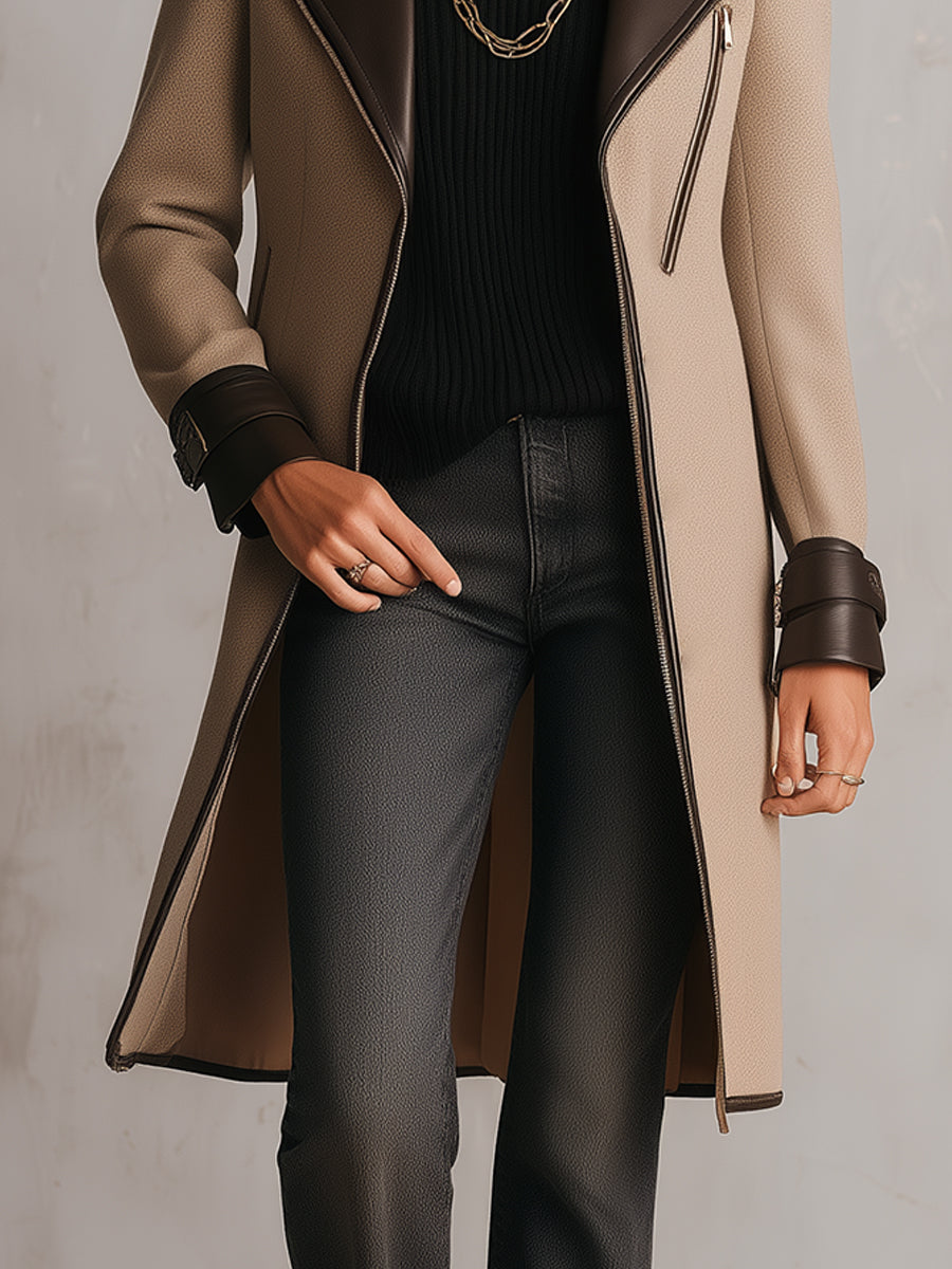 Maya | Cappotto Biker Desert