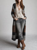 Nadia | Cardigan Spolverino Desert a Righe