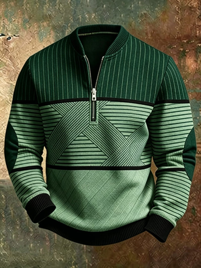 Vittorio – Maglione con Mezza Zip