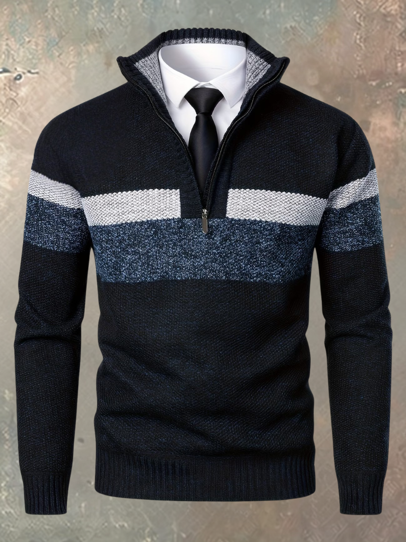Mario – Maglione con Mezza Zip