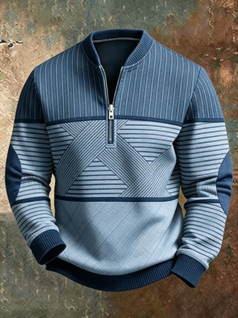 Vittorio – Maglione con Mezza Zip