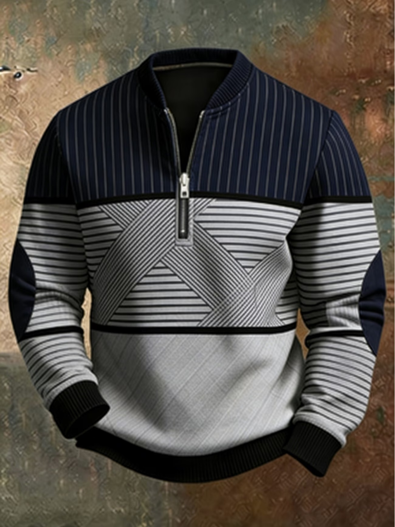 Vittorio – Maglione con Mezza Zip