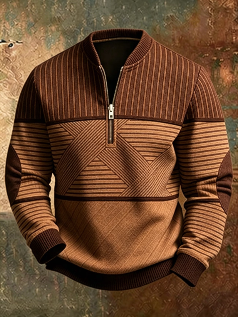 Vittorio – Maglione con Mezza Zip