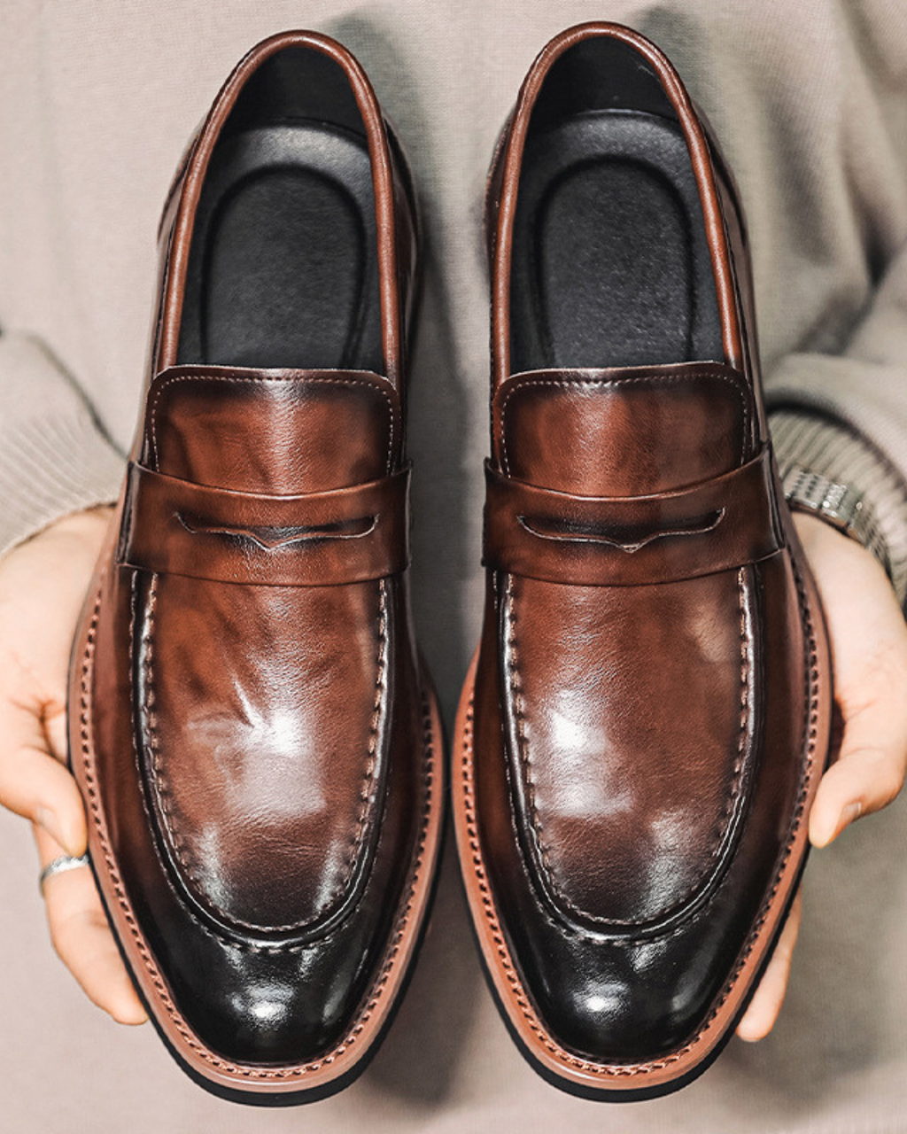 Daniele | Mocassini in Pelle Lucida