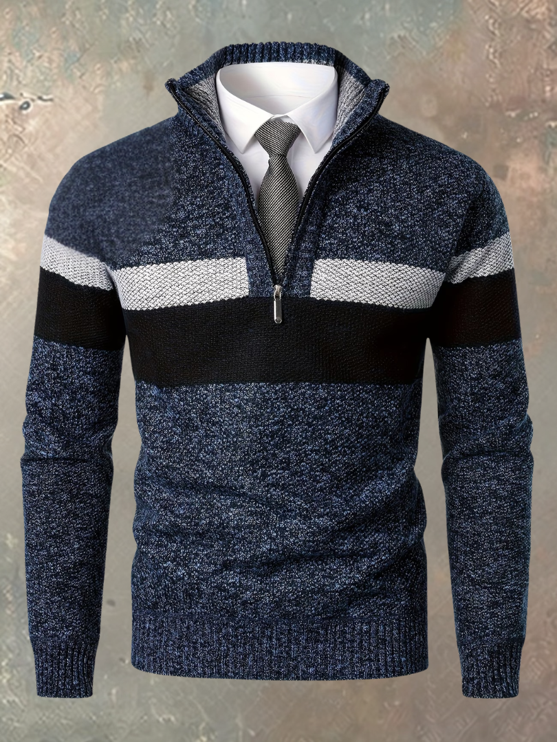 Mario – Maglione con Mezza Zip