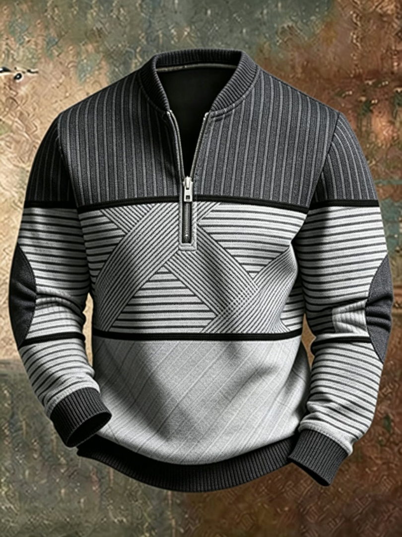 Vittorio – Maglione con Mezza Zip
