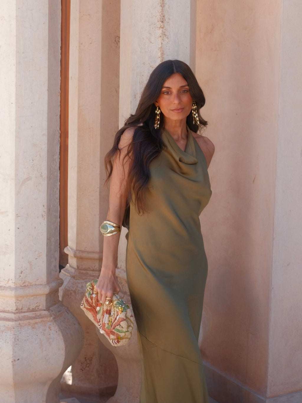 velmara-34 · abito lungo-viscosa-verde · 71016882536785