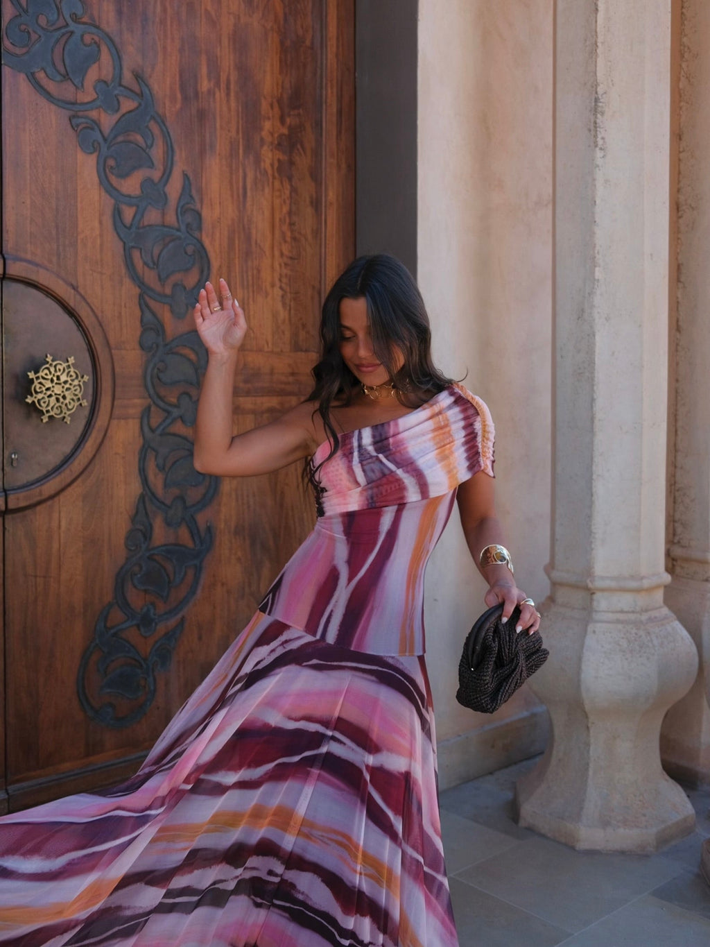 velmara-34 · abito-in-tulle-con-stampa-viola · 71016902590801