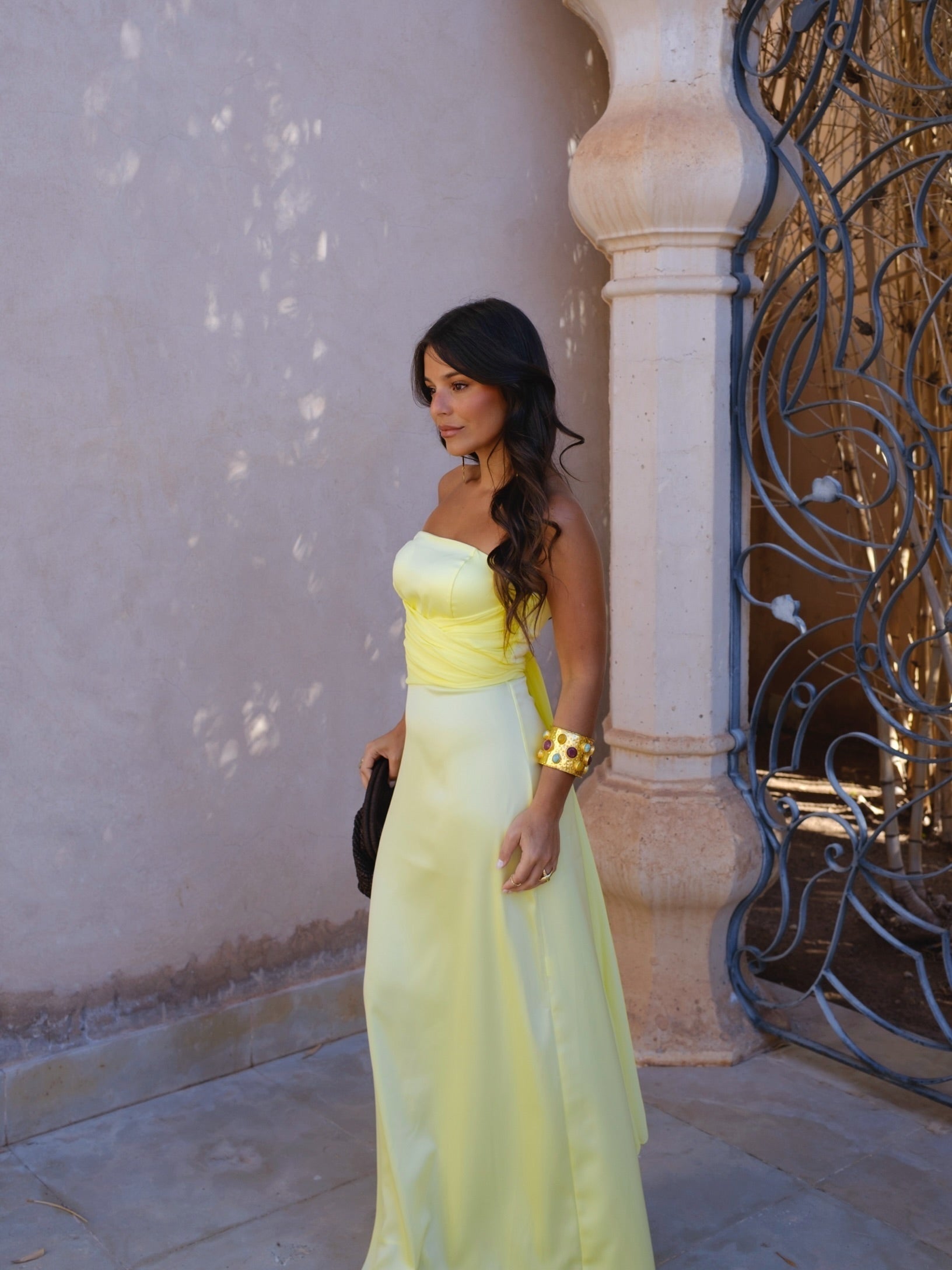 velmara-34 · abito lungo-fluido-giallo · 71016902918481