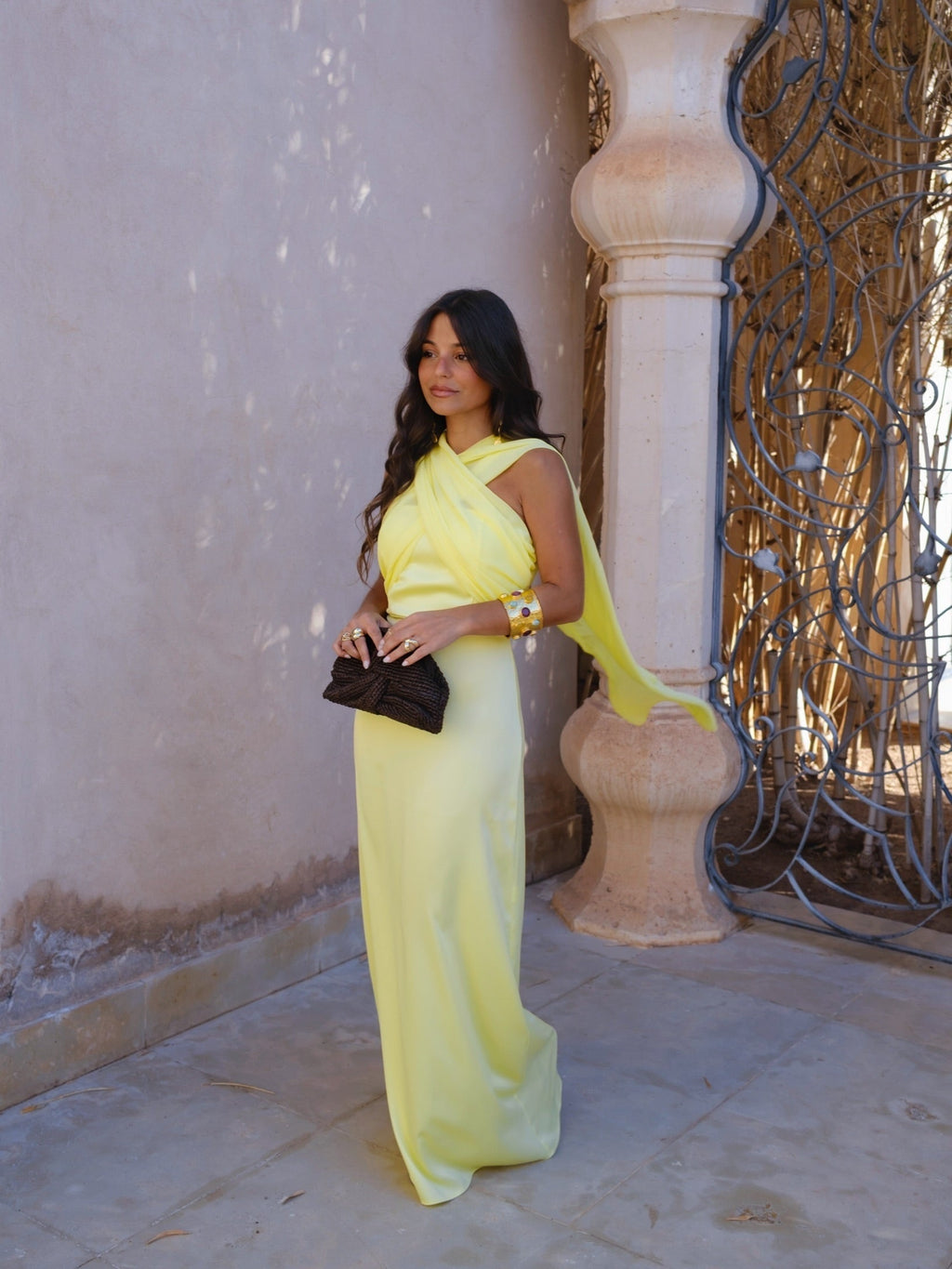 velmara-34 · abito lungo-fluido-giallo · 71016903049553