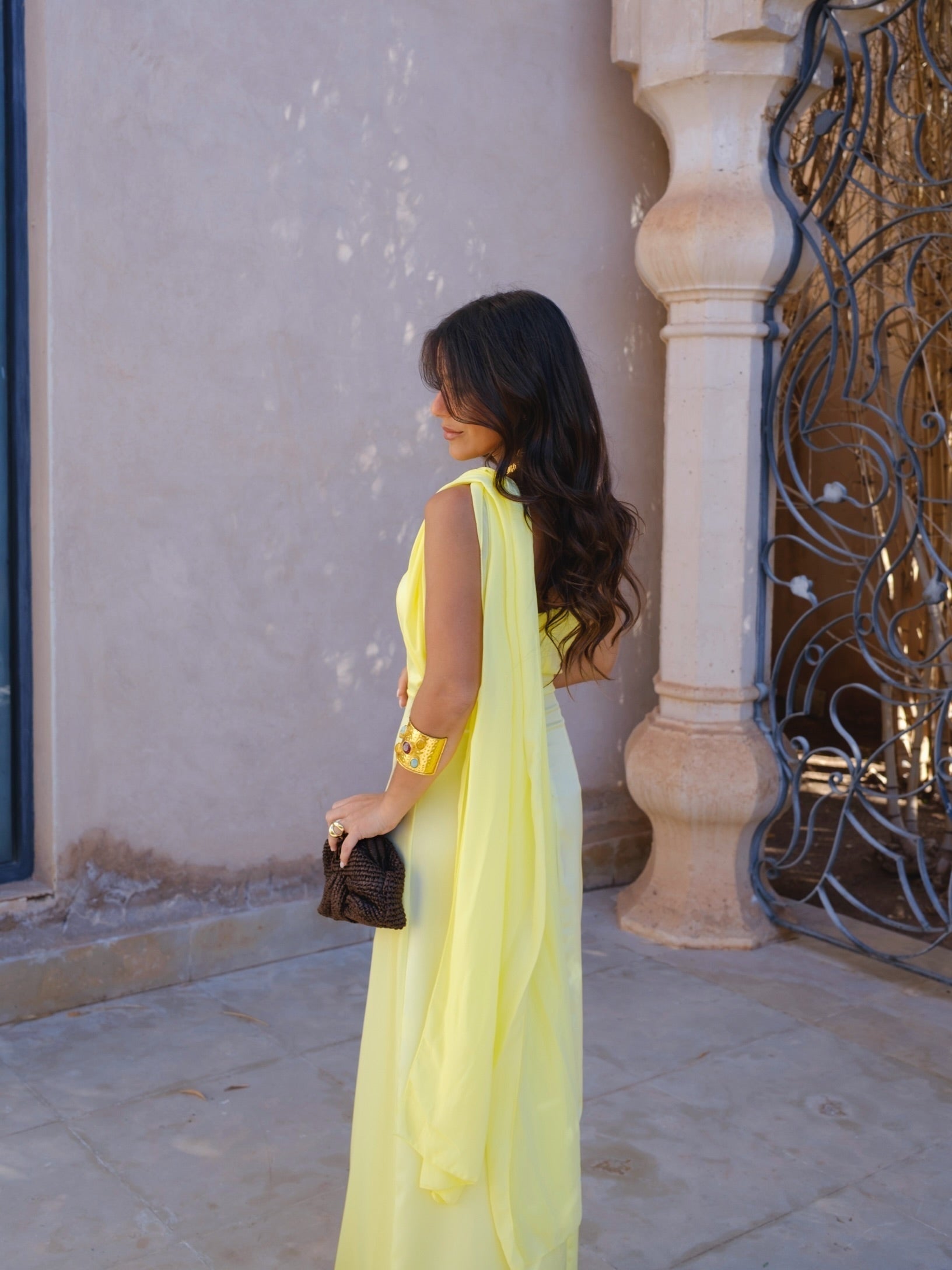 velmara-34 · abito lungo-fluido-giallo · 71016903115089