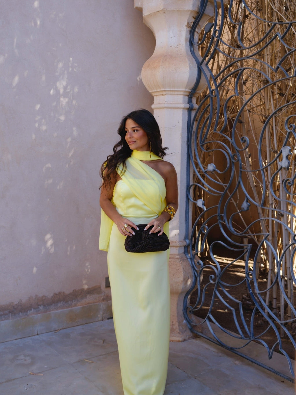 velmara-34 · abito lungo-fluido-giallo · 71016903147857