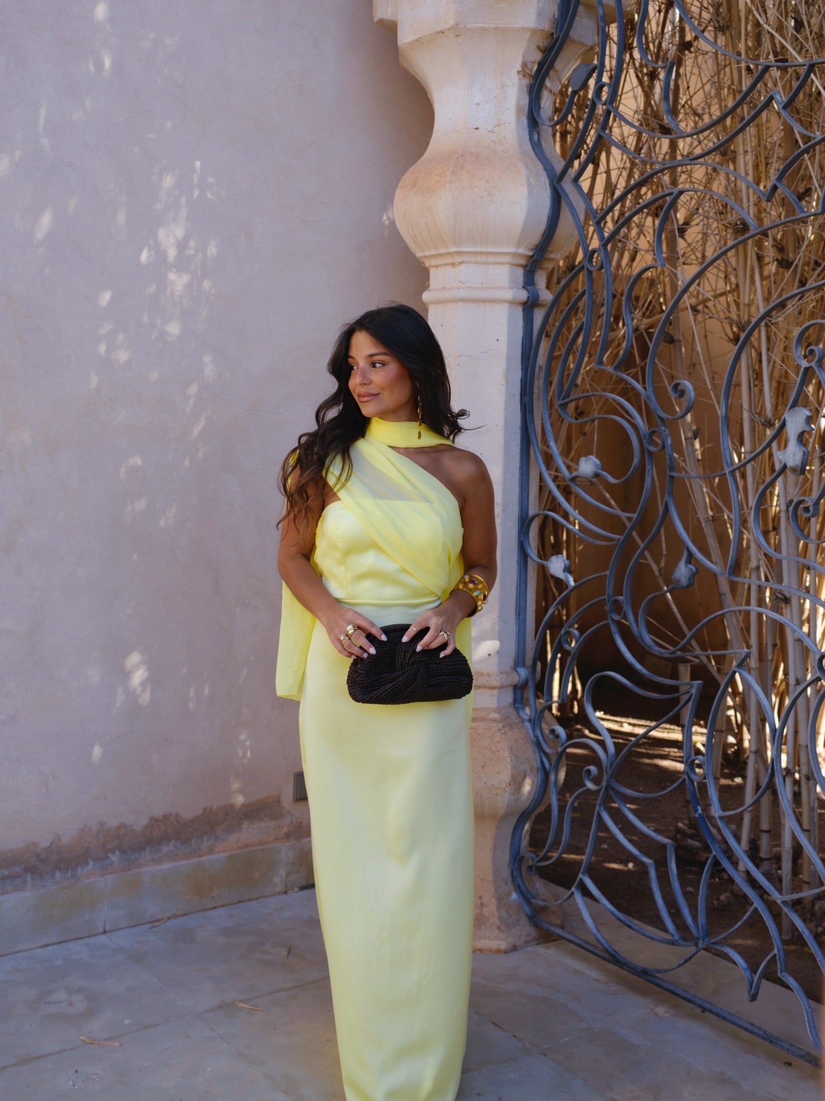 velmara-34 · abito lungo-fluido-giallo · 71016903147857