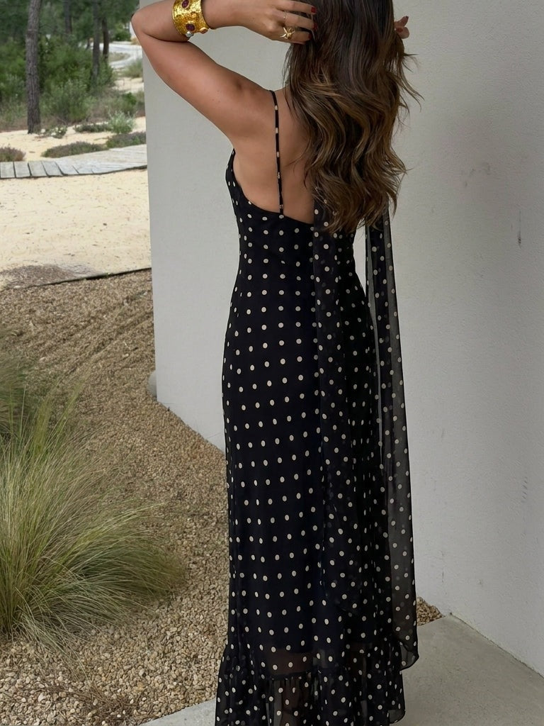 velmara-34 · abito-midi-a-pois-spalline-sottili · 71034148684113