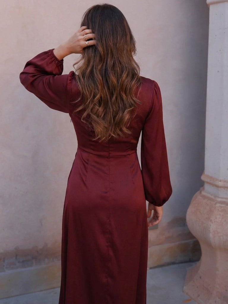 velmara-34 · abito-midi-maniche-a-palloncino-vita-a-tendone · 71035036860753