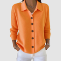 Mila | Cardigan con Colletto e Bottoni - Aurella Milano