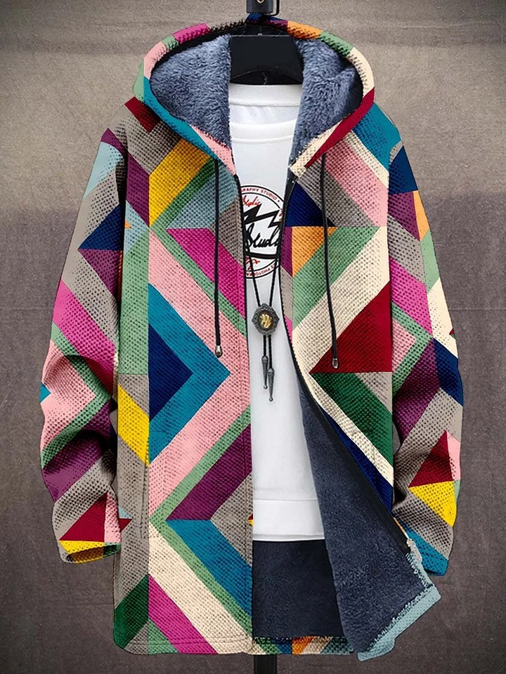 Viviana | Cardigan Artistico con Cappuccio