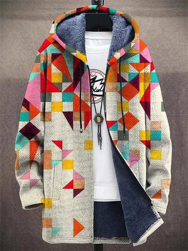 Viviana | Cardigan Artistico con Cappuccio