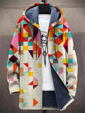 Emilio - Cappotto Artistico Geometrico | Aurella Milano