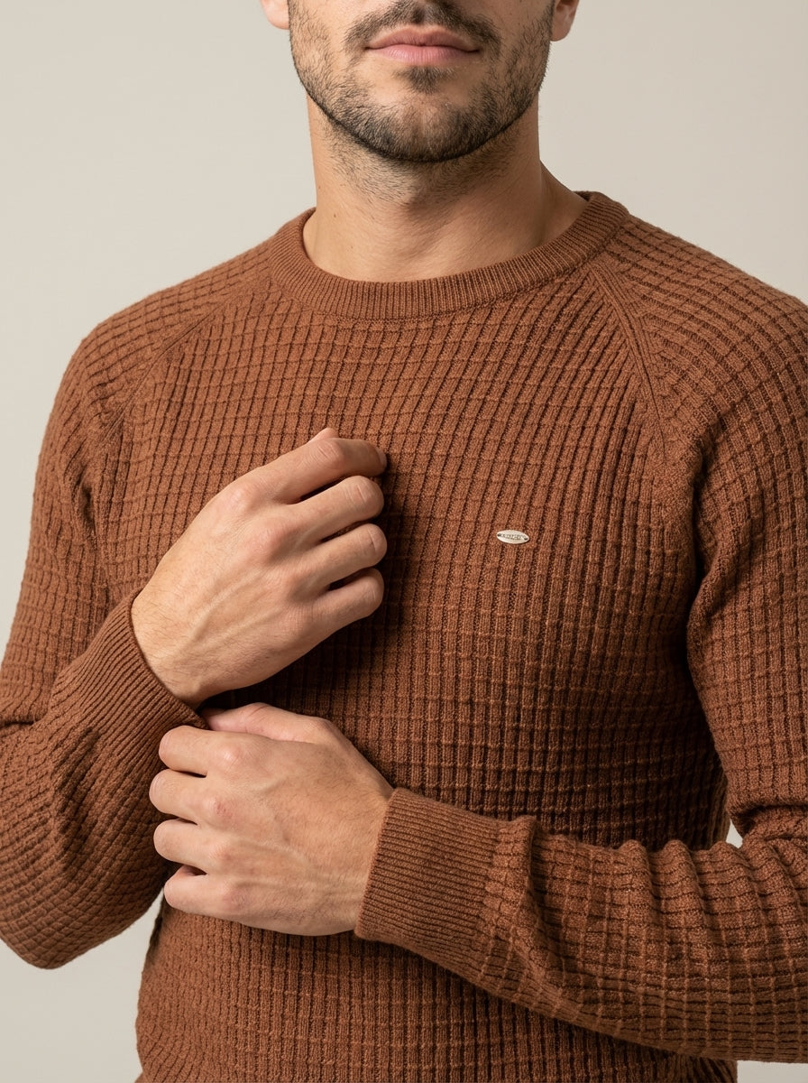 Gabriele - Maglione Elegante a Quadri da uomo | Aurella Milano