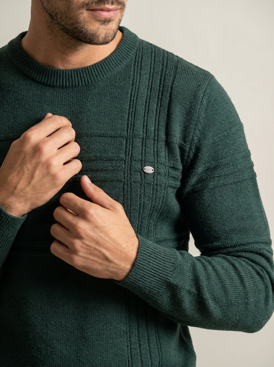 Nico - Maglione Elegante a Rombi da uomo | Aurella Milano