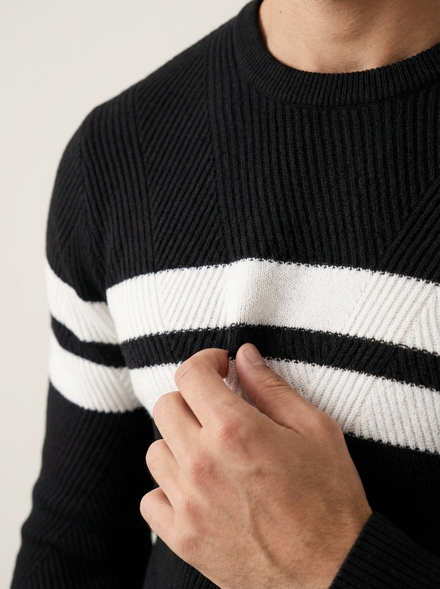 Adriano - Maglione Moderno e Confortevole da uomo | Aurella Milano