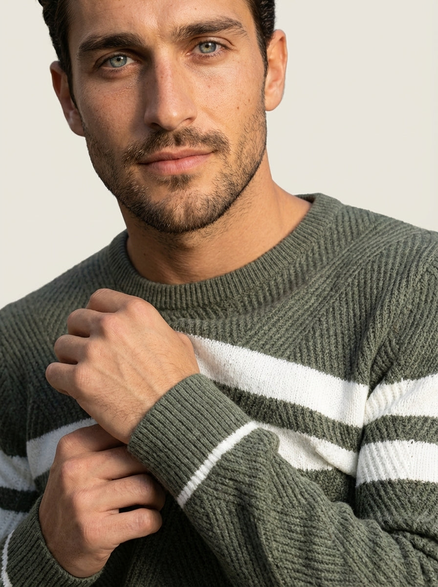Adriano - Maglione Moderno e Confortevole da uomo | Aurella Milano