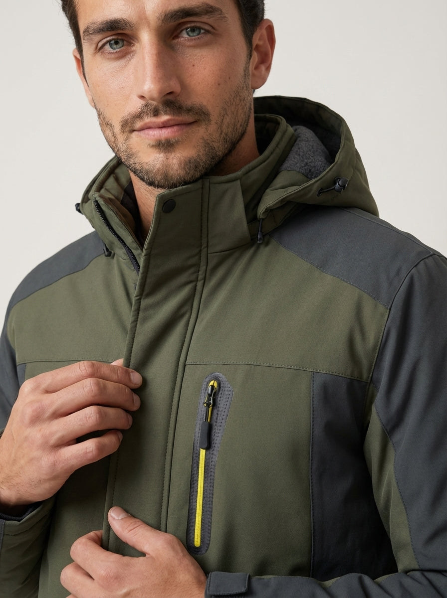 Montana - Parka Invernale con Interno in Pile da uomo | Aurella Milano