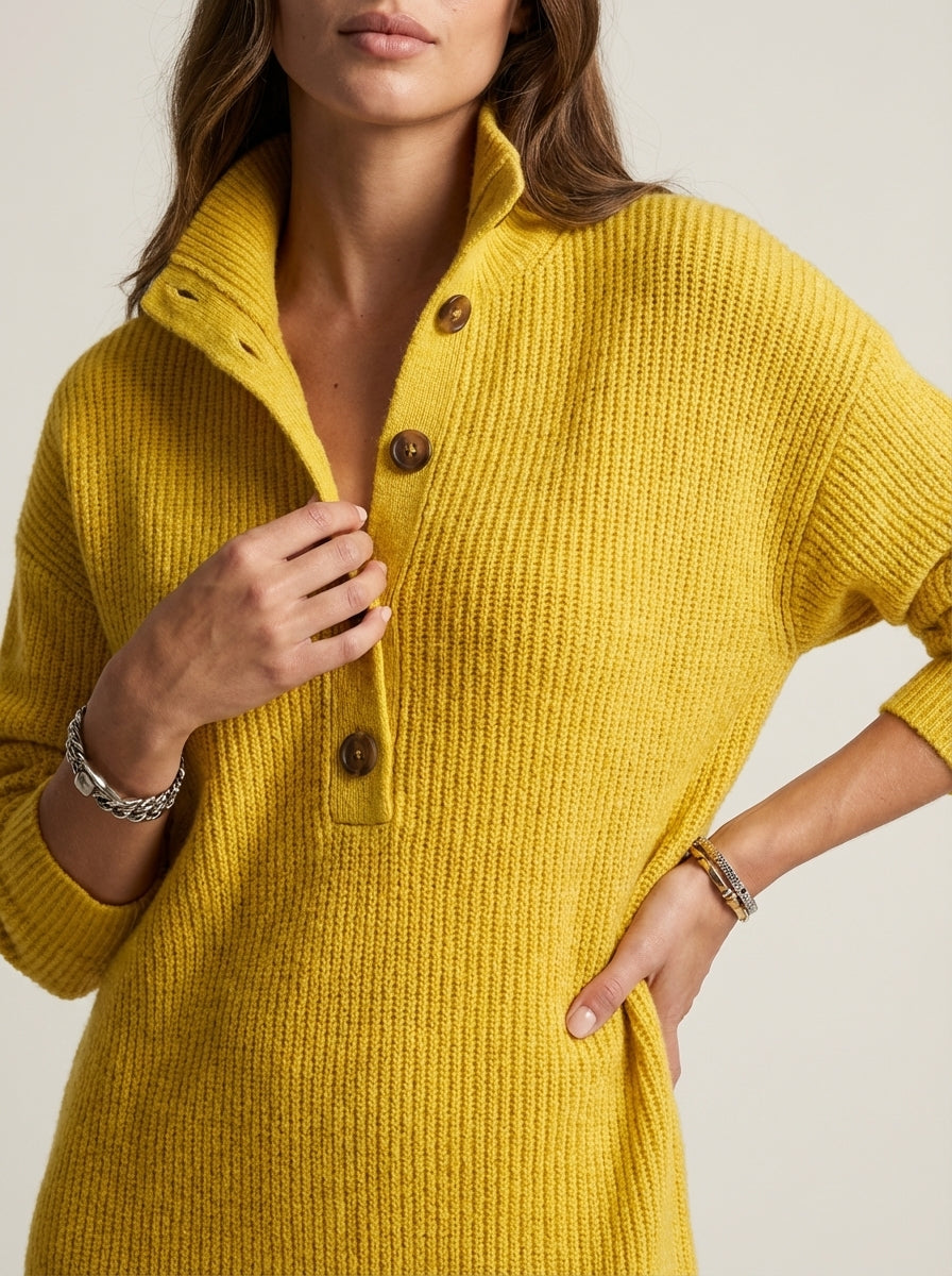 Damaris - Abito Elegante in Maglia | Aurella Milano