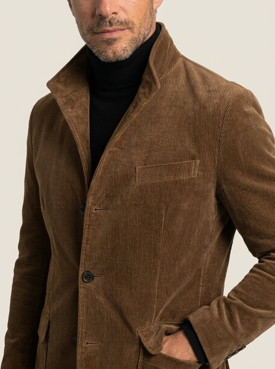Davide - Giacca in Velluto a Coste da uomo | Aurella Milano