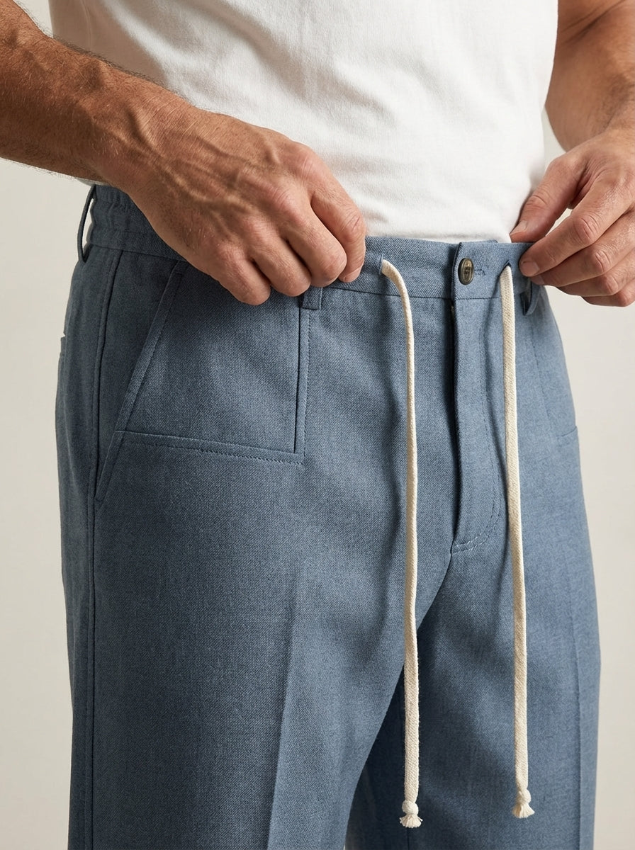 Marco - Pantaloni Eleganti con Coulisse da uomo | Aurella Milano