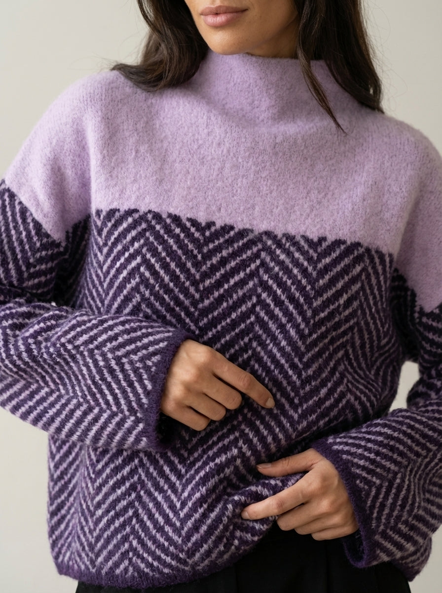 Nora - Maglione Elegante Dolcevita | Aurella Milano