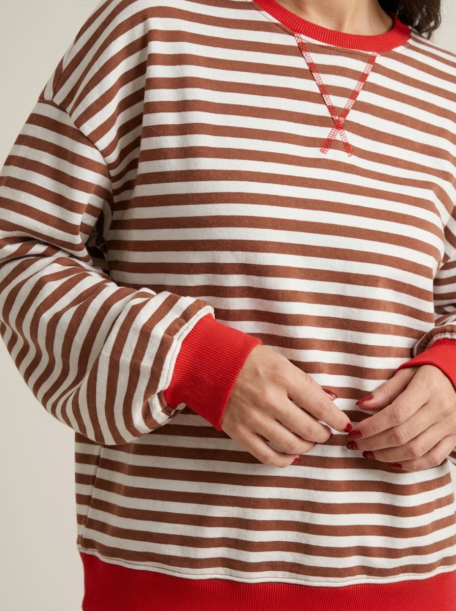 Isabella - Maglia a Righe a Maniche Lunghe | Aurella Milano
