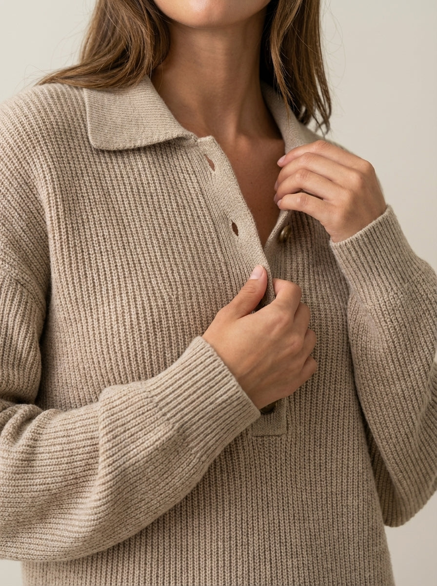 Damaris - Abito Elegante in Maglia | Aurella Milano