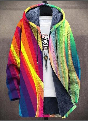 Rosalia | Cardigan Artistico con Cappuccio