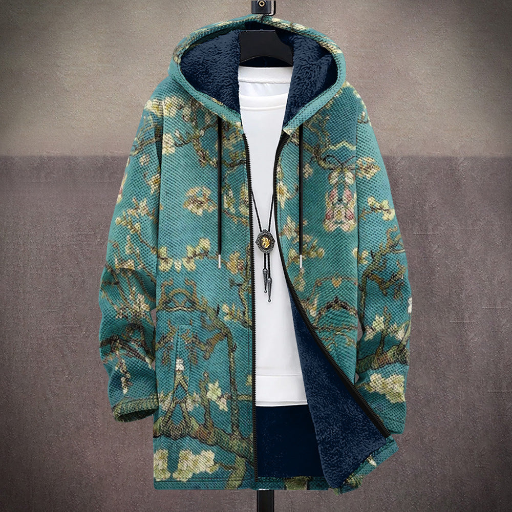 Vincenzo | Cardigan Artistico con Cappuccio