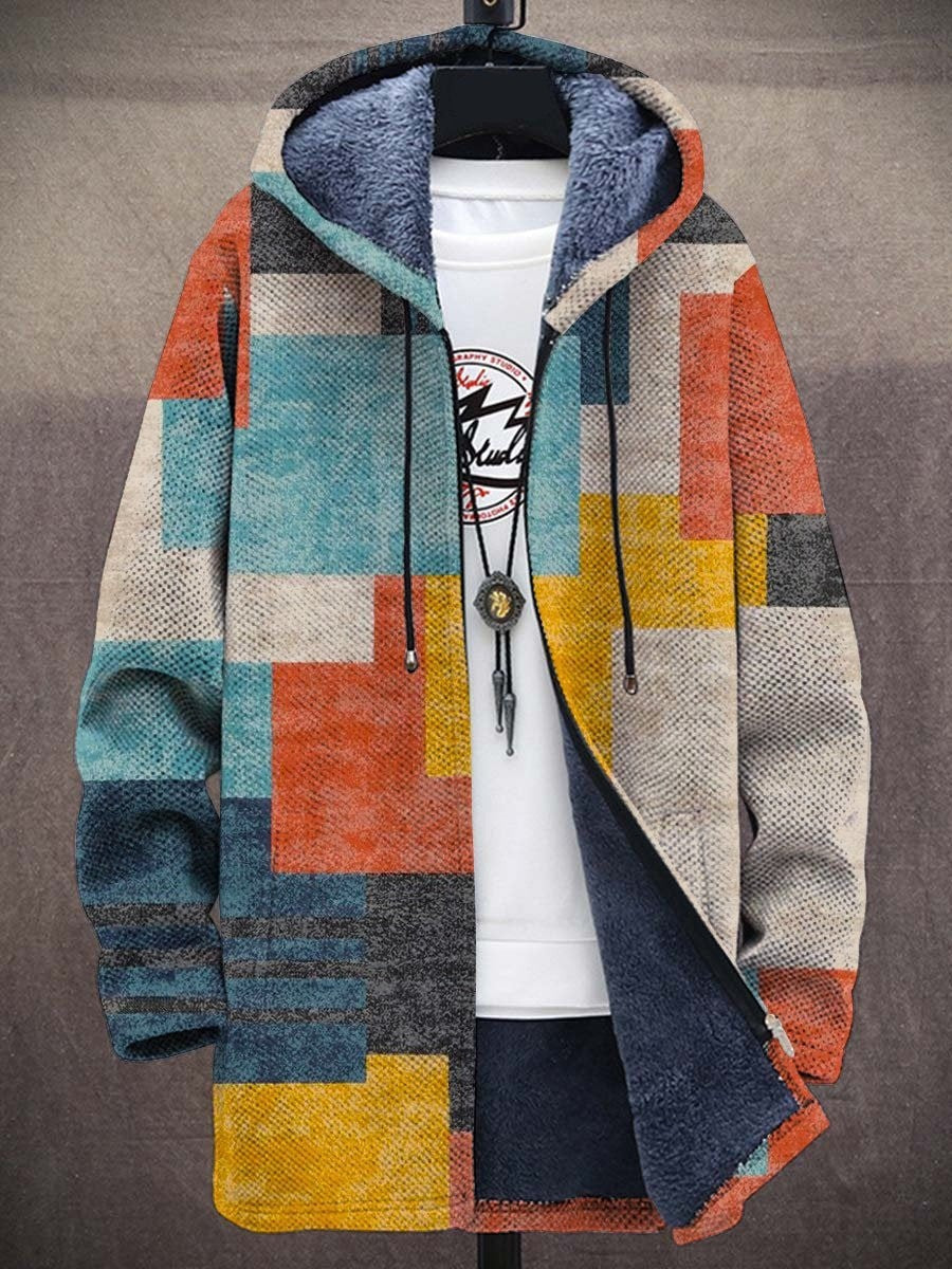 Delia | Cardigan Artistico con Cappuccio