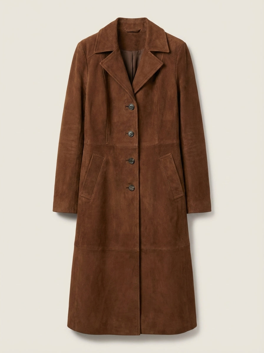 Teresa - Cappotto Vintage Effetto Camoscio | Aurella Milano