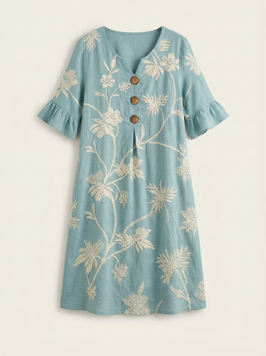 Luisa - Abito Casual con Stampa Floreale | Aurella Milano