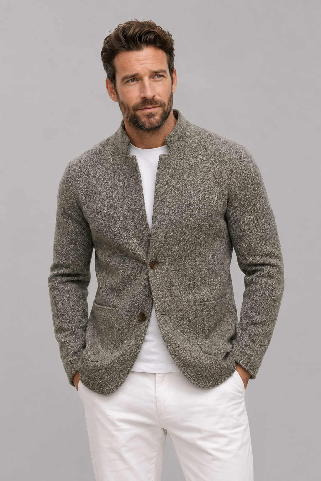 Ivan – Blazer Moderno in Maglia