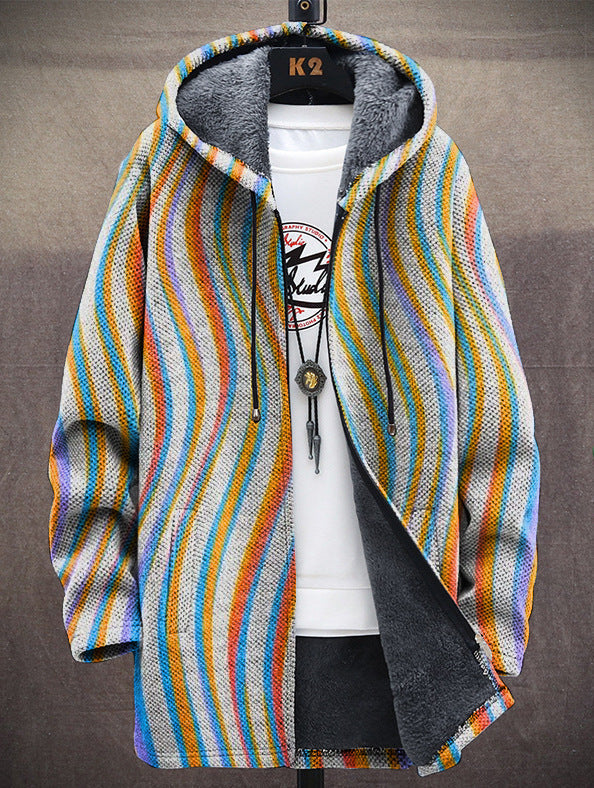 Valerio | Cardigan Caldo con Cappuccio