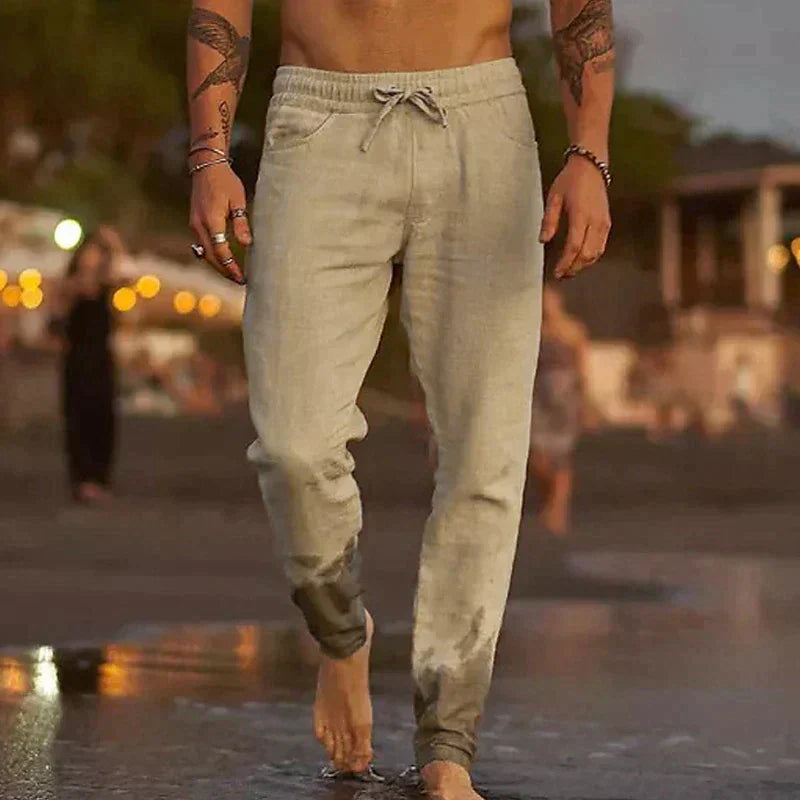 Diego – Pantaloni Estivi in Lino Leggero