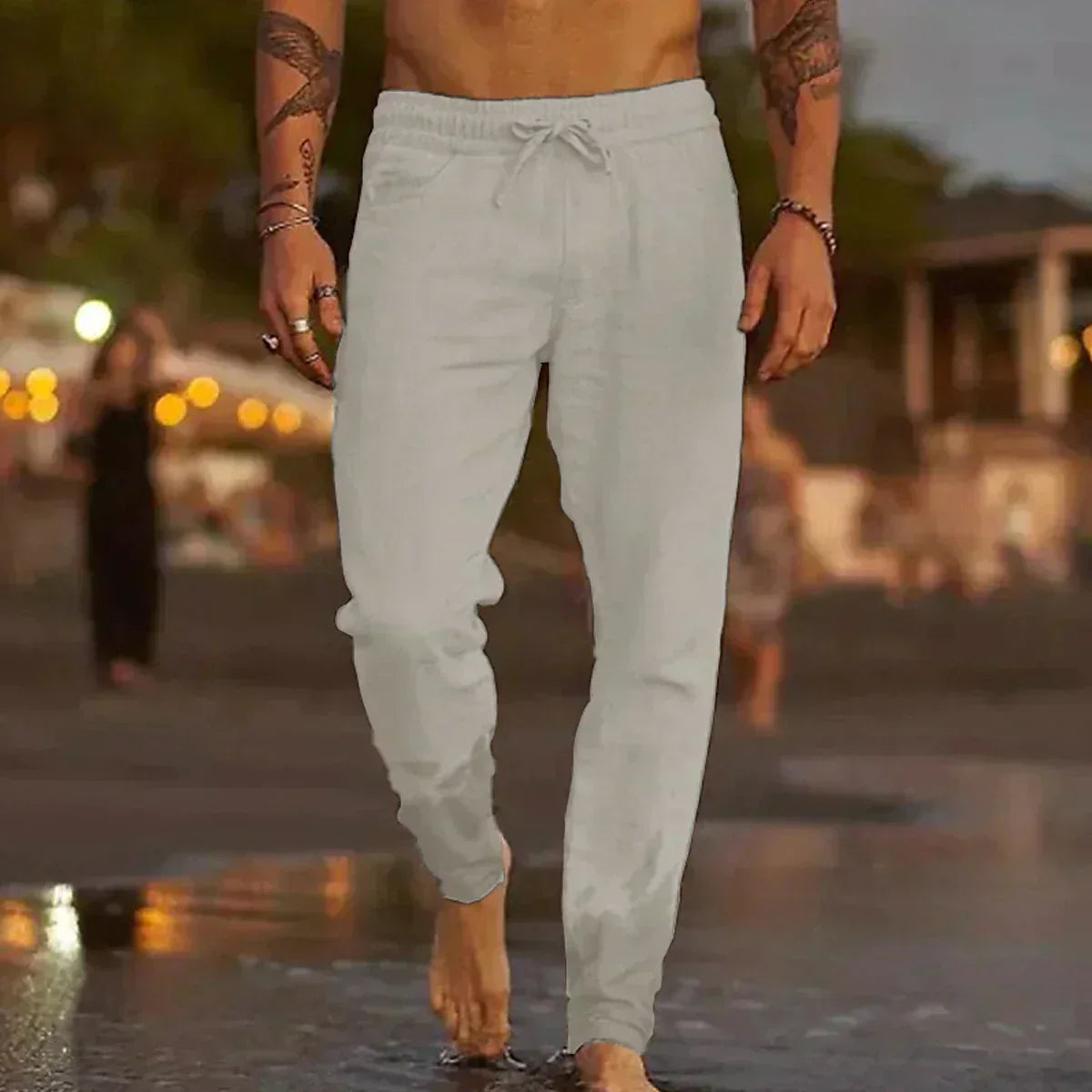 Diego – Pantaloni Estivi in Lino Leggero