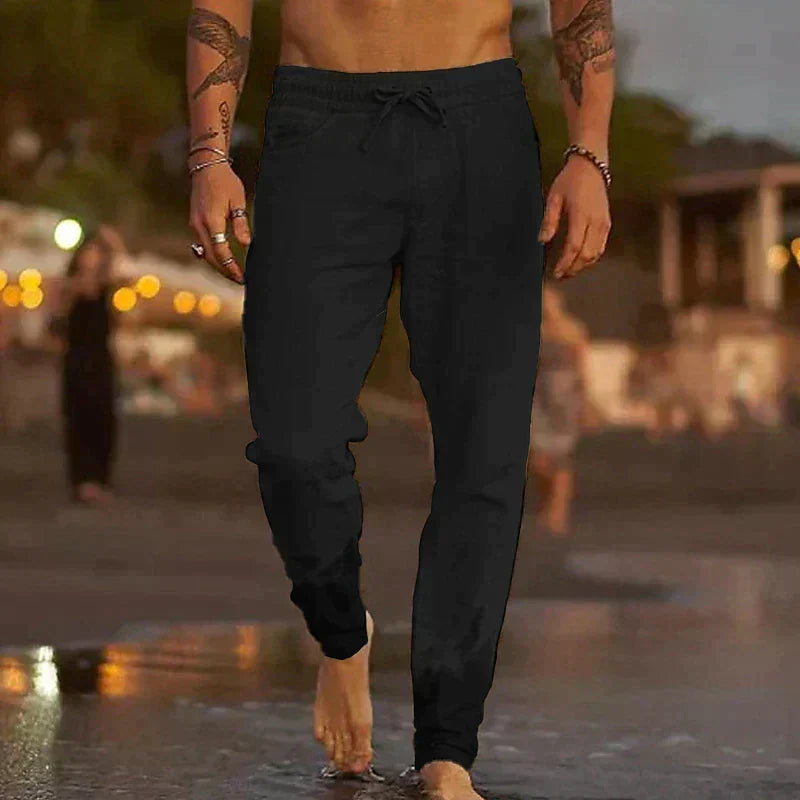 Diego – Pantaloni Estivi in Lino Leggero