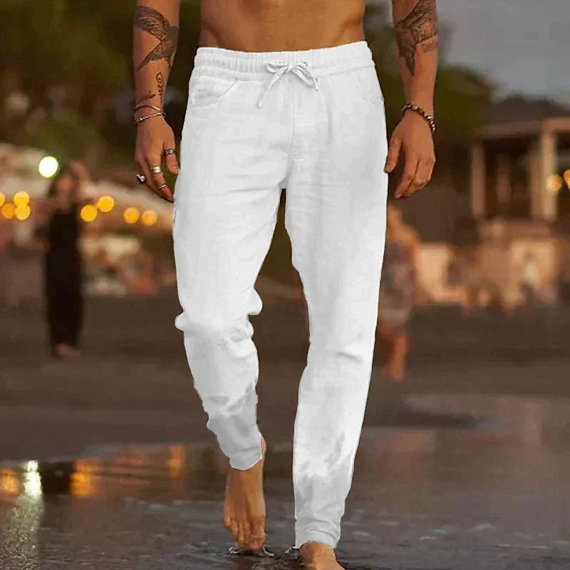 Diego – Pantaloni Estivi in Lino Leggero