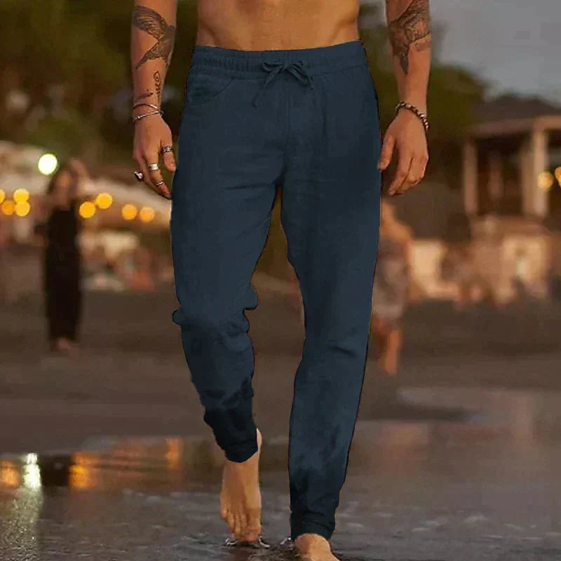 Diego – Pantaloni Estivi in Lino Leggero
