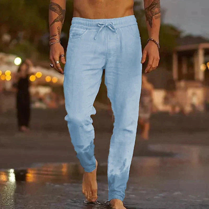 Diego – Pantaloni Estivi in Lino Leggero