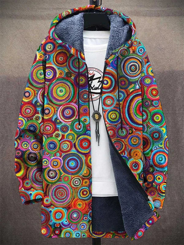 Romina | Cardigan Artistico con Cappuccio