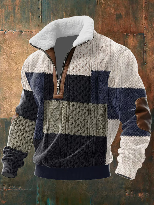 Leone – Felpa Foderata con Zip